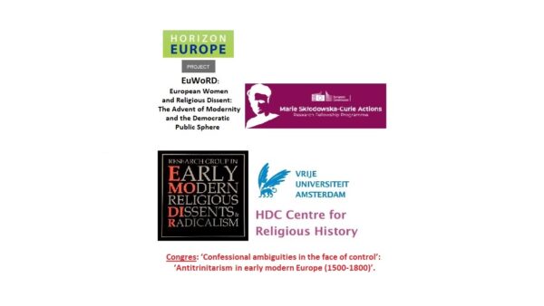 Congres: ‘Confessional ambiguities in the face of control’:  ‘Antitrinitarisme in vroeg modern Europa (1500-1800)’.