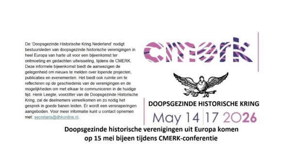 Doopsgezinde historische verenigingen uit Europa komen bijeen tijdens CMERK-conferentie