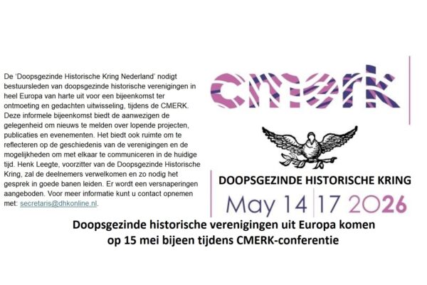 Doopsgezinde historische verenigingen uit Europa komen bijeen tijdens CMERK-conferentie